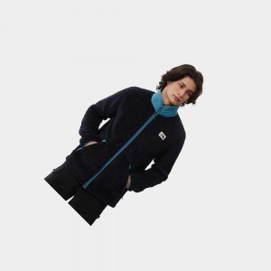 Chaquetas De Lana The North Face Campshire Hombre Azul Marino Azules | 34095-NMPK