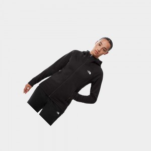 Chaquetas De Lana The North Face Canyonlands Hooded Mujer Negros | 84163-OPJG