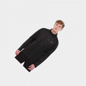 Chaquetas De Lana The North Face Canyonlands Hombre Negros | 08156-IBDT