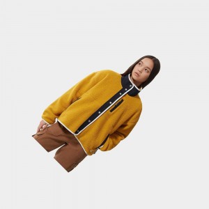 Chaquetas De Lana The North Face Cragmont Mujer Amarillos Azul Marino | 47203-ZFLW