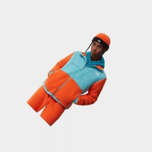 Chaquetas De Lana The North Face Denali 2 Hombre Rojos Naranjas Azules | 57930-ZVTE