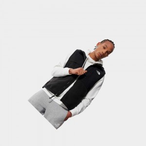 Chaquetas De Lana The North Face Denali Gilet Hombre Negros | 24309-CTZF