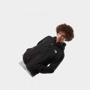 Chaquetas De Lana The North Face Denali 2 Anorak Hombre Negros | 13792-BDHG