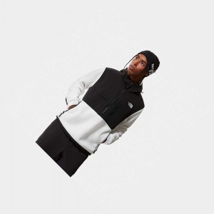Chaquetas De Lana The North Face Denali 2 Anorak Hombre Blancos | 50482-EUWK