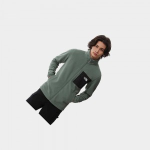 Chaquetas De Lana The North Face Homesafe Full-zip Hombre Verdes | 64795-IKVD