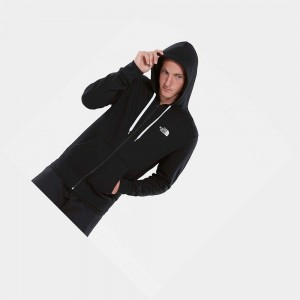 Chaquetas De Lana The North Face Open Gate Full-zip Hombre Negros Blancos | 43561-ARIO