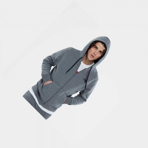 Chaquetas De Lana The North Face Open Gate Full-zip Hombre Grises Negros | 93025-BLKX
