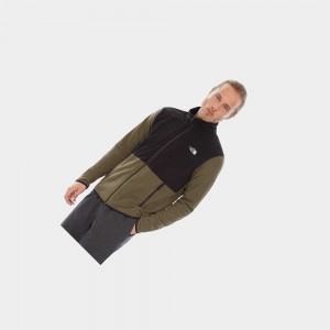 Chaquetas De Lana The North Face Tka Glacier Hombre Verdes Negros | 74028-GSUY