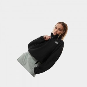 Chaquetas De Lana The North Face Tka Kataka 1/4 Zip Mujer Negros | 93650-ATFU