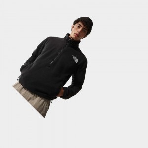 Chaquetas De Lana The North Face Tka Kataka ½ Zip Hombre Negros | 10386-IHLE