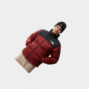 Chaquetas De Plumas The North Face 1996 Retro Nuptse Packable Hombre Rojos Oscuro | 67914-NYWD