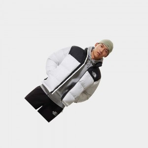 Chaquetas De Plumas The North Face 1996 Retro Nuptse Packable Hombre Blancos | 85071-MASY