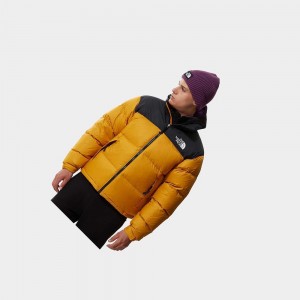 Chaquetas De Plumas The North Face 1996 Retro Nuptse Packable Hombre Amarillos | 21385-GBLX