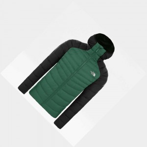 Chaquetas De Plumas The North Face New Hometown Hombre Verdes Negros | 50241-LAMT