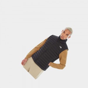 Chaquetas De Plumas The North Face Stretch Hombre Negros | 87314-RAFL