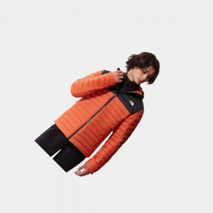 Chaquetas De Plumas The North Face Stretch Hooded Hombre Negros | 34295-IUDP