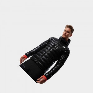 Chaquetas De Plumas The North Face Summit Hooded Hombre Negros | 91246-ZKSC