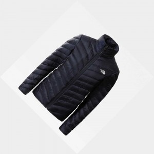 Chaquetas De Plumas The North Face Trevail Mujer Azul Marino | 15076-CLHQ