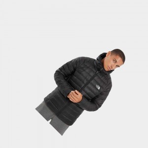 Chaquetas De Plumas The North Face Trevail Hooded Hombre Negros | 50246-UMTH