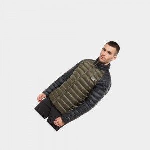 Chaquetas De Plumas The North Face Trevail Packable Hombre Verdes Negros | 56184-NMDC