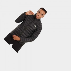 Chaquetas De Plumas The North Face Trevail Packable Hombre Negros | 52109-SQBK