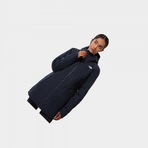Chaquetas Parka The North Face Hikesteller Mujer Azul Marino | 62835-CSGL