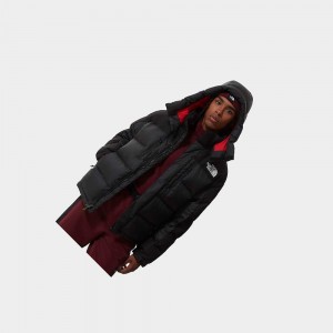 Chaquetas Parka The North Face Search & Rescue Himalayan Hombre Negros Rojos | 68017-OIFQ