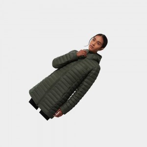 Chaquetas Parka The North Face Stretch Mujer Verde Oliva Verdes | 73142-MNXG