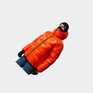 Chaquetas Parka The North Face Summit L6 Cloud Hombre Rojos Naranjas | 15798-IGEJ
