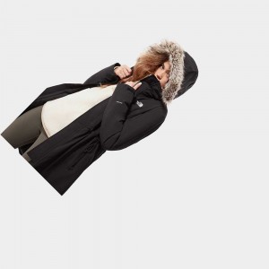 Chaquetas Parka The North Face Zaneck Mujer Negros | 20384-CHFG