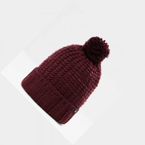 Gorro The North Face Cosy Chunky Mujer Rojos | 45893-HFSJ