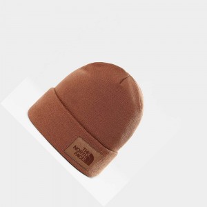 Gorro The North Face Dock Worker Recycled Mujer Verdes Oscuro Marrom | 36127-ARNX