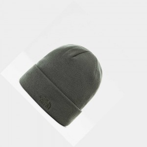 Gorro The North Face Norm Shallow Mujer Verdes | 03697-KRXA