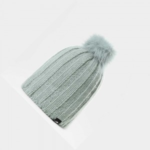 Gorro The North Face Oh-mega City Pom Mujer Verdes | 59304-TBRF