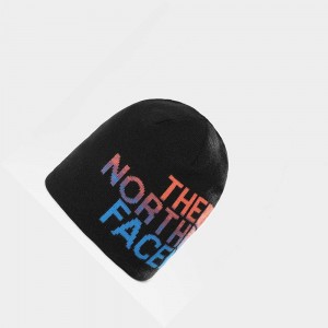 Gorro The North Face Reversible Tnf Banner Hombre Negros Azules | 07168-WTXD