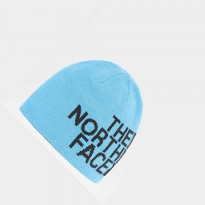 Gorro The North Face Reversible Tnf Banner Mujer Azules Negros | 30761-VCGT