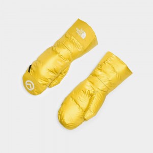 Guantes The North Face Amk L4 100o-fill Prodown™ Mittens Hombre Amarillos | 51784-VJWD