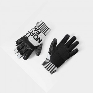 Guantes The North Face Il Solo Xlt Hombre Negros Blancos | 15278-WHZX