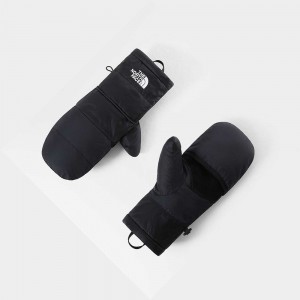 Guantes The North Face Nuptse Convertible Mittens Hombre Negros | 15962-FVGN