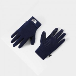 Guantes The North Face Tnf Rino Hombre Azul Marino Negros | 20194-USOB