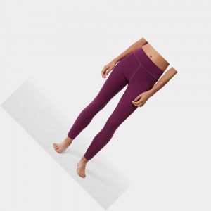 Leggins The North Face Dotknit Baselayer Mujer Morados | 98375-QPKR
