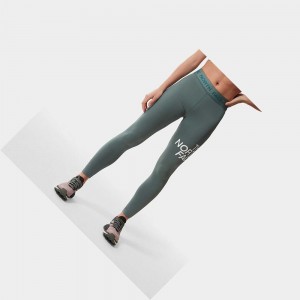 Leggins The North Face Flex Mid Rise Mujer Verdes | 86721-EROX