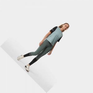 Leggins The North Face Mountain Athletics Mujer Negros Verdes | 03741-NSRW