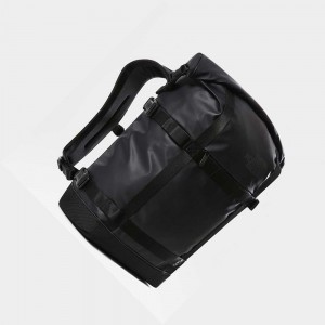 Mochilas The North Face Commuter Roll-top Mujer Azul Marino Negros | 46035-HIJR