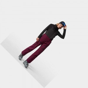 Pantalon Esquí The North Face Brigandine Futurelight™ Bib Mujer Morados Negros | 93478-CGVA