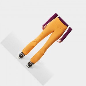 Pantalon Esquí The North Face Snoga Mujer Amarillos | 23817-MQUC