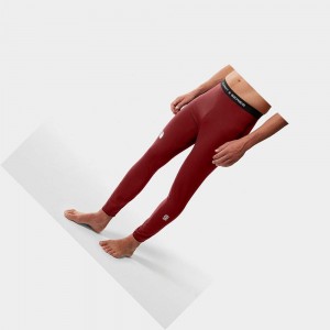 Pantalon The North Face Amk L1 Dot Fleece Hombre Rojos | 70829-LSTE