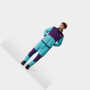 Pantalon The North Face Denali Hombre Azules Morados | 79153-LGKQ