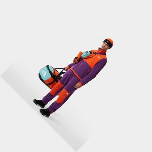 Pantalon The North Face Denali Hombre Rojos Morados Naranjas | 05869-HNIB