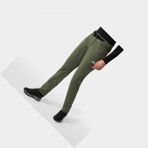 Pantalon The North Face Diablo Ii Mujer Verde Oliva Verdes | 69043-RYDP
